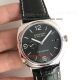 Copy Panerai Luminor GMT SS Black Dial Black Leather Strap Watch(2)_th.jpg